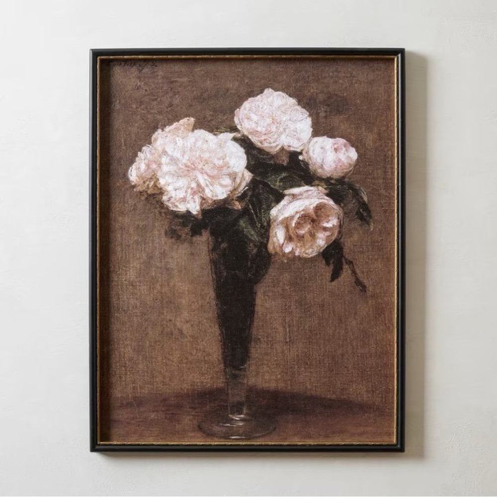 20x26 Vintage Roses in Bloom Framed‎ Art – Magnolia | Joanna Gaines, Fall 24